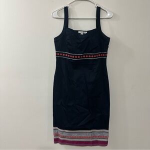 Boden Navy Blue Sleeveless Ribbon Dress Size 6